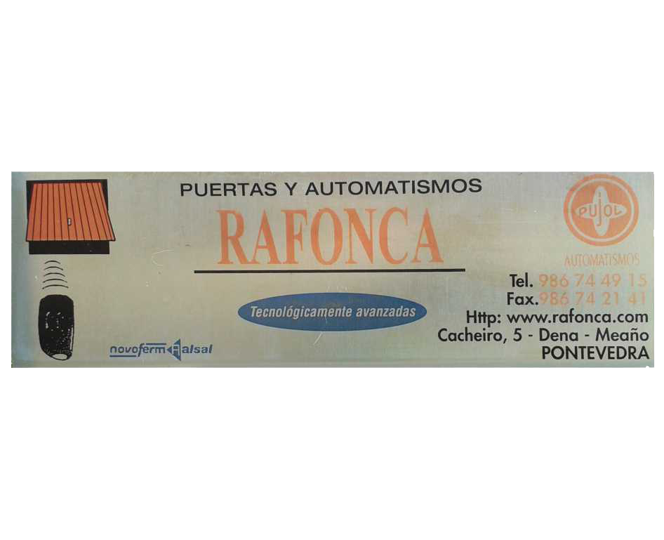 Primera etiqueta Rafonca 1